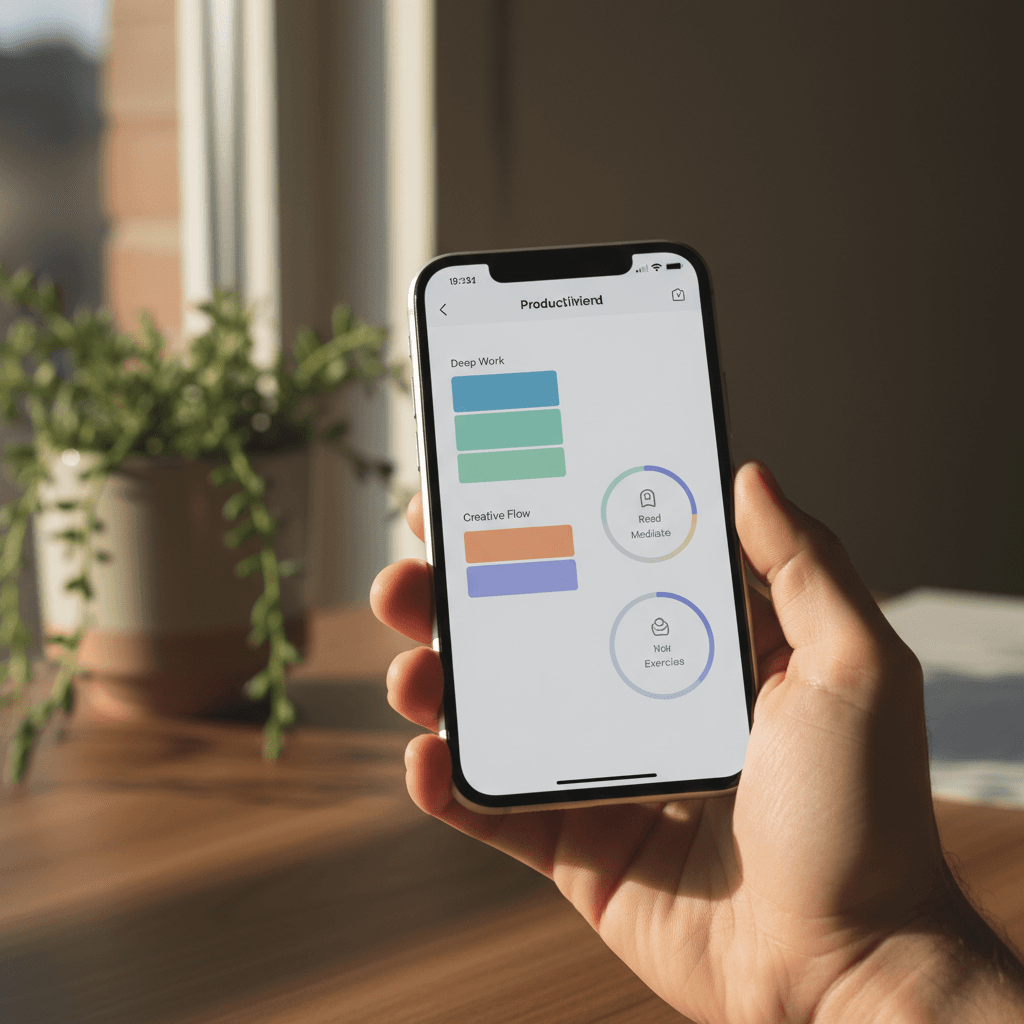 A smartphone displaying market data insights